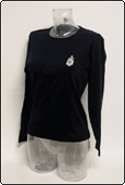 T-shirt donna girocollo manica lunga