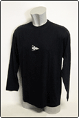 T-shirt girocollo a manica lunga
