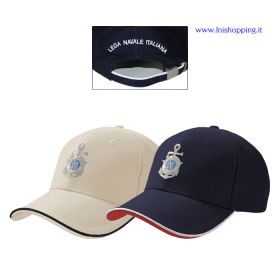 Cappellino baseball 6 pannelli Lega Navale Italiana