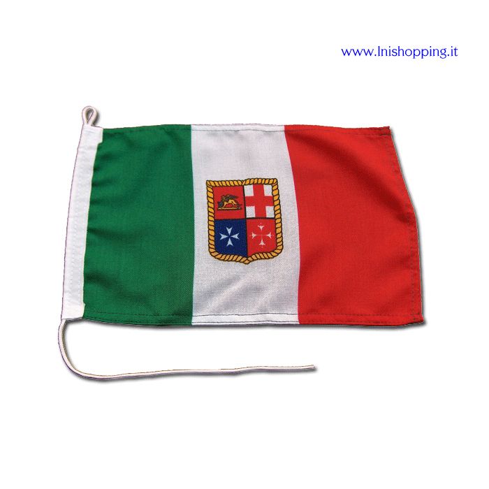 Bandiera italiana per barca  20 x 30 